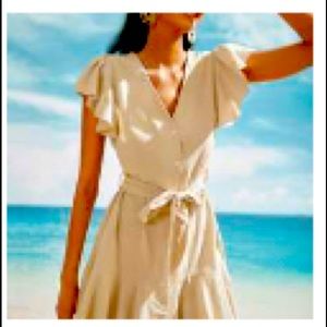 💛 NWOT Linen dress with belt 💛